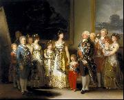 Francisco de Goya Charles IV of Spain and His Family painting